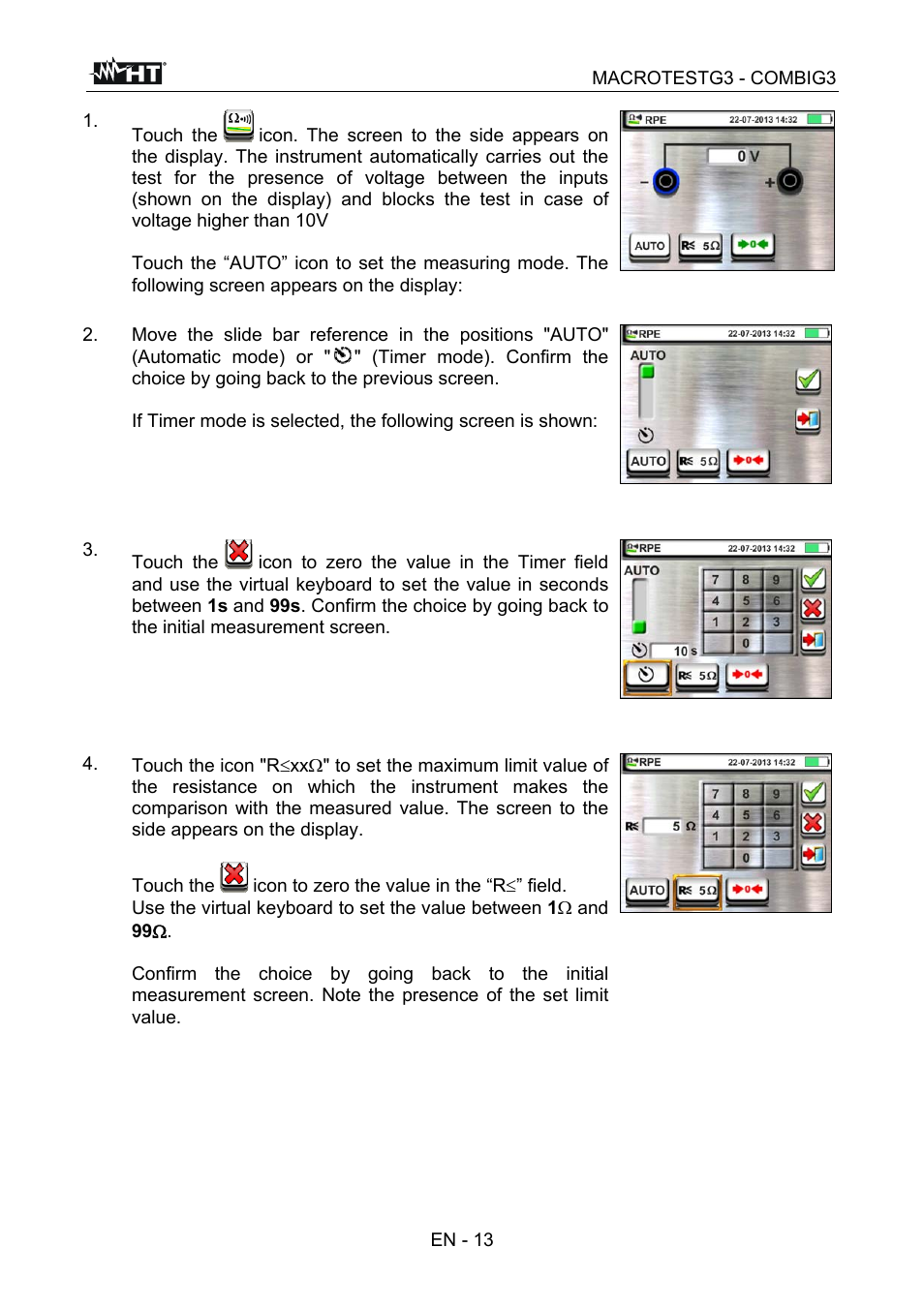 HT instruments MACROTEST G3 User Manual | Page 14 / 108