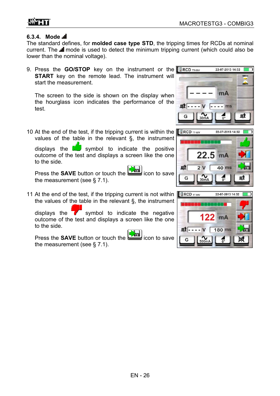 HT instruments MACROTEST G3 User Manual | Page 27 / 108