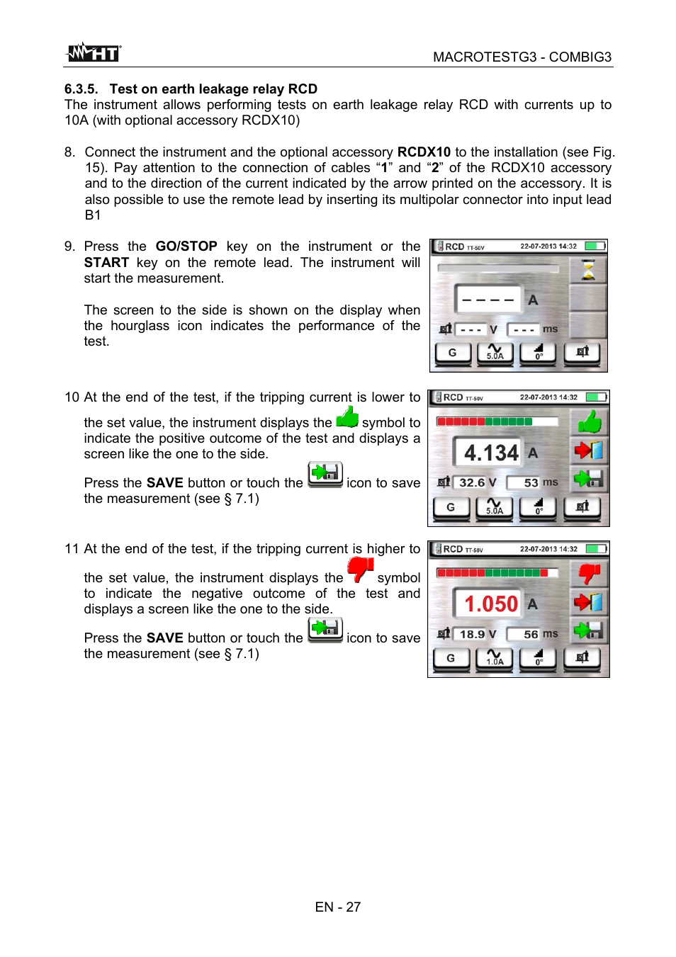 HT instruments MACROTEST G3 User Manual | Page 28 / 108