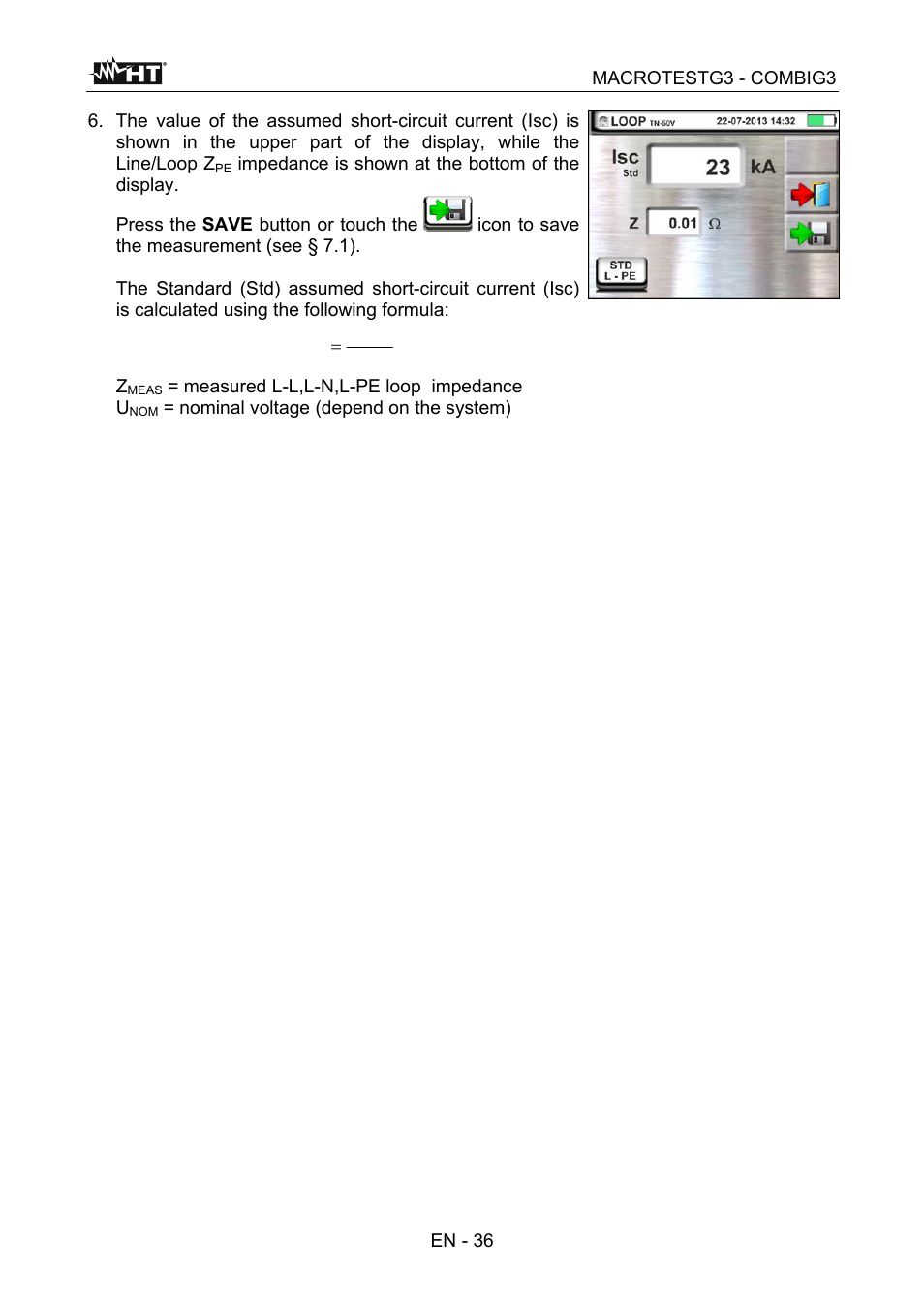 HT instruments MACROTEST G3 User Manual | Page 37 / 108