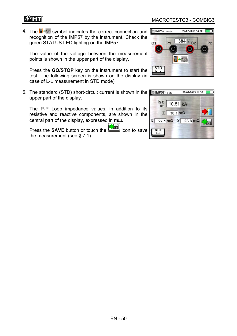 HT instruments MACROTEST G3 User Manual | Page 51 / 108