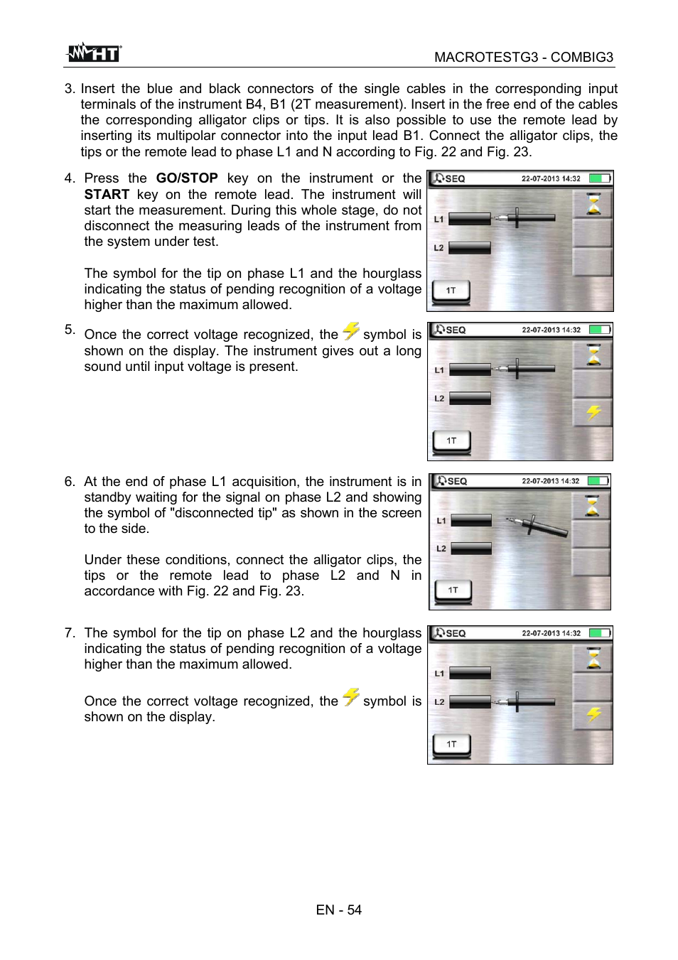 HT instruments MACROTEST G3 User Manual | Page 55 / 108