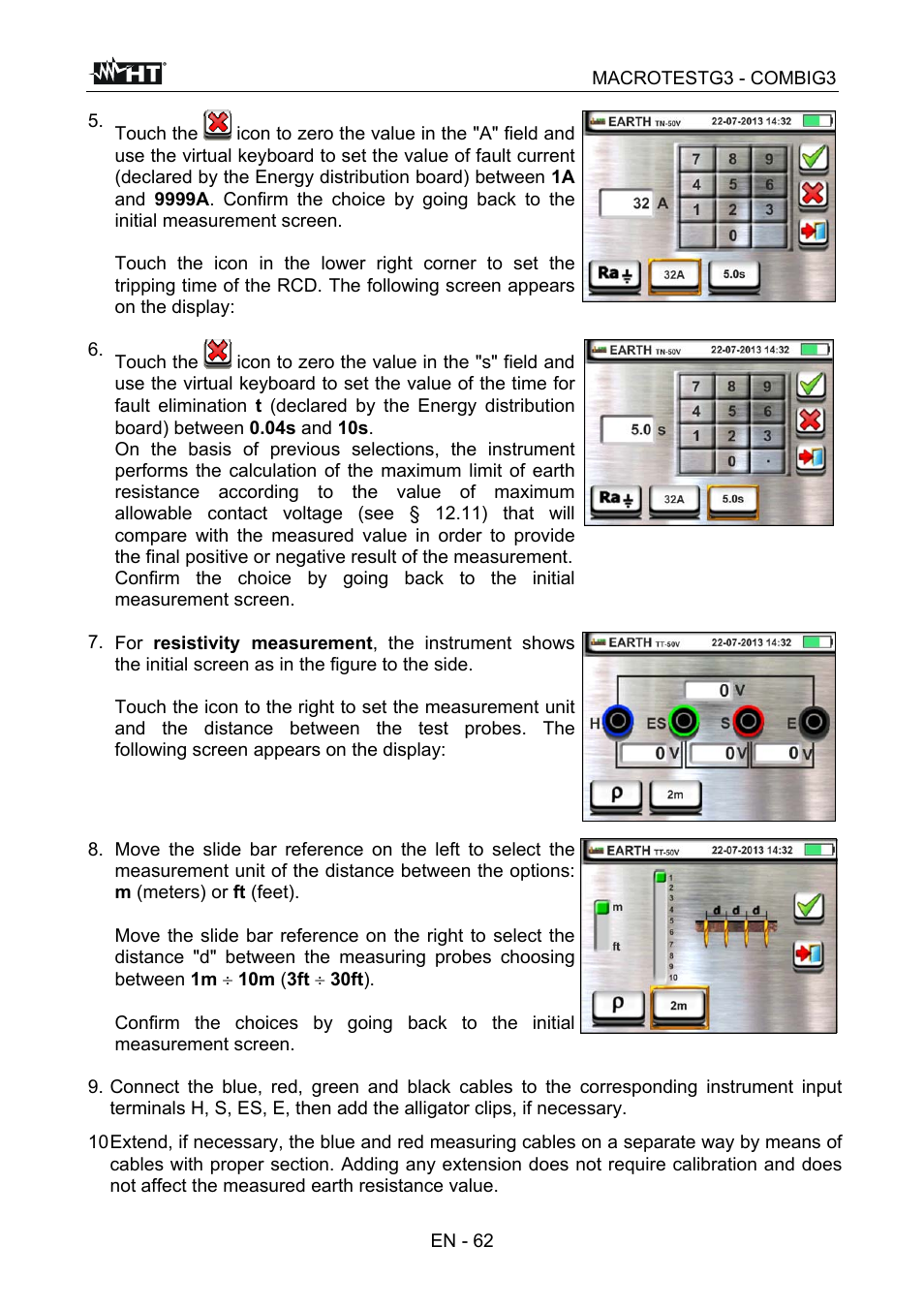 HT instruments MACROTEST G3 User Manual | Page 63 / 108