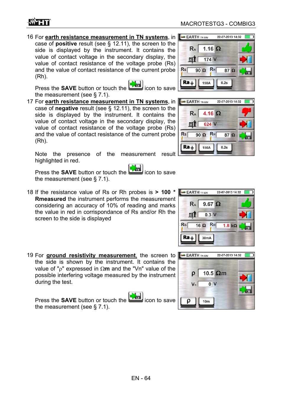 HT instruments MACROTEST G3 User Manual | Page 65 / 108