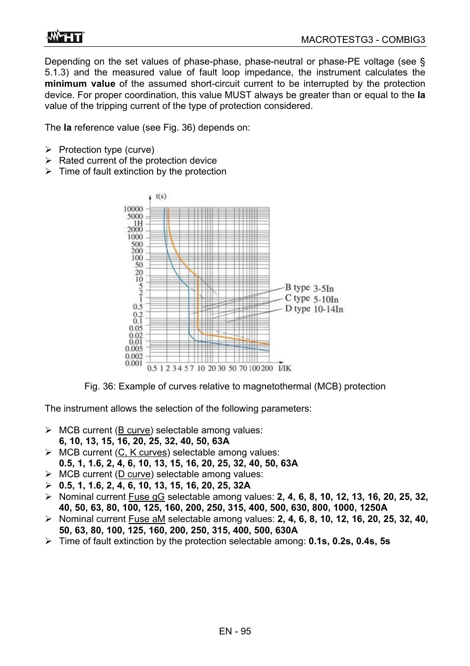 HT instruments MACROTEST G3 User Manual | Page 96 / 108