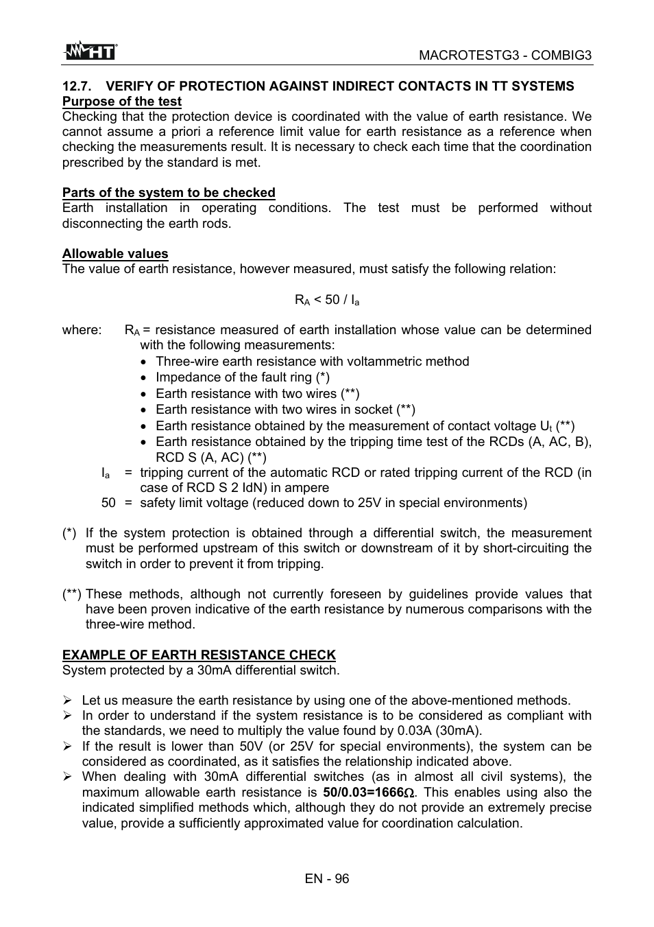 HT instruments MACROTEST G3 User Manual | Page 97 / 108