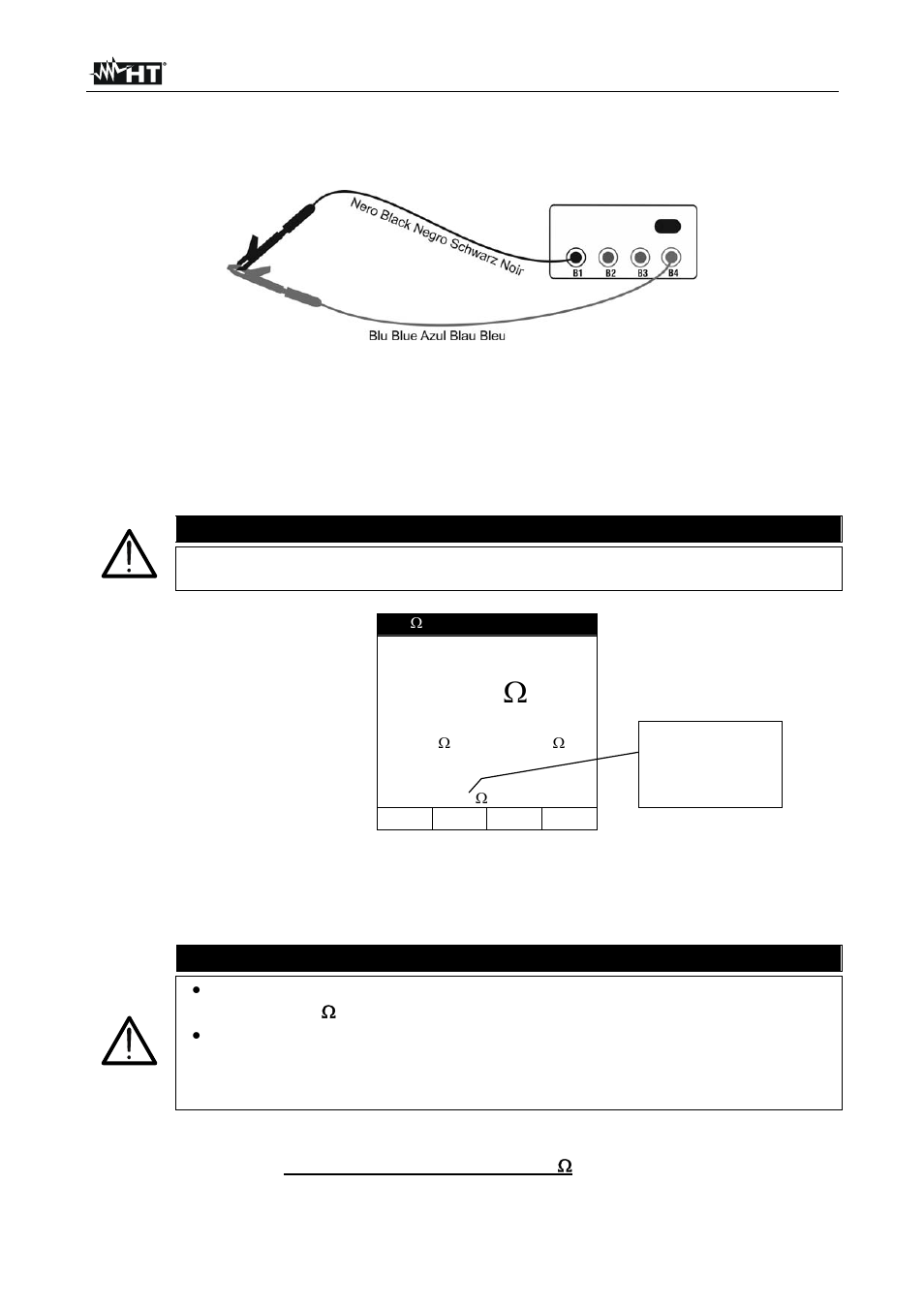 Caution, Equitest 5071 | HT instruments EQUITEST5071 User Manual | Page 12 / 44