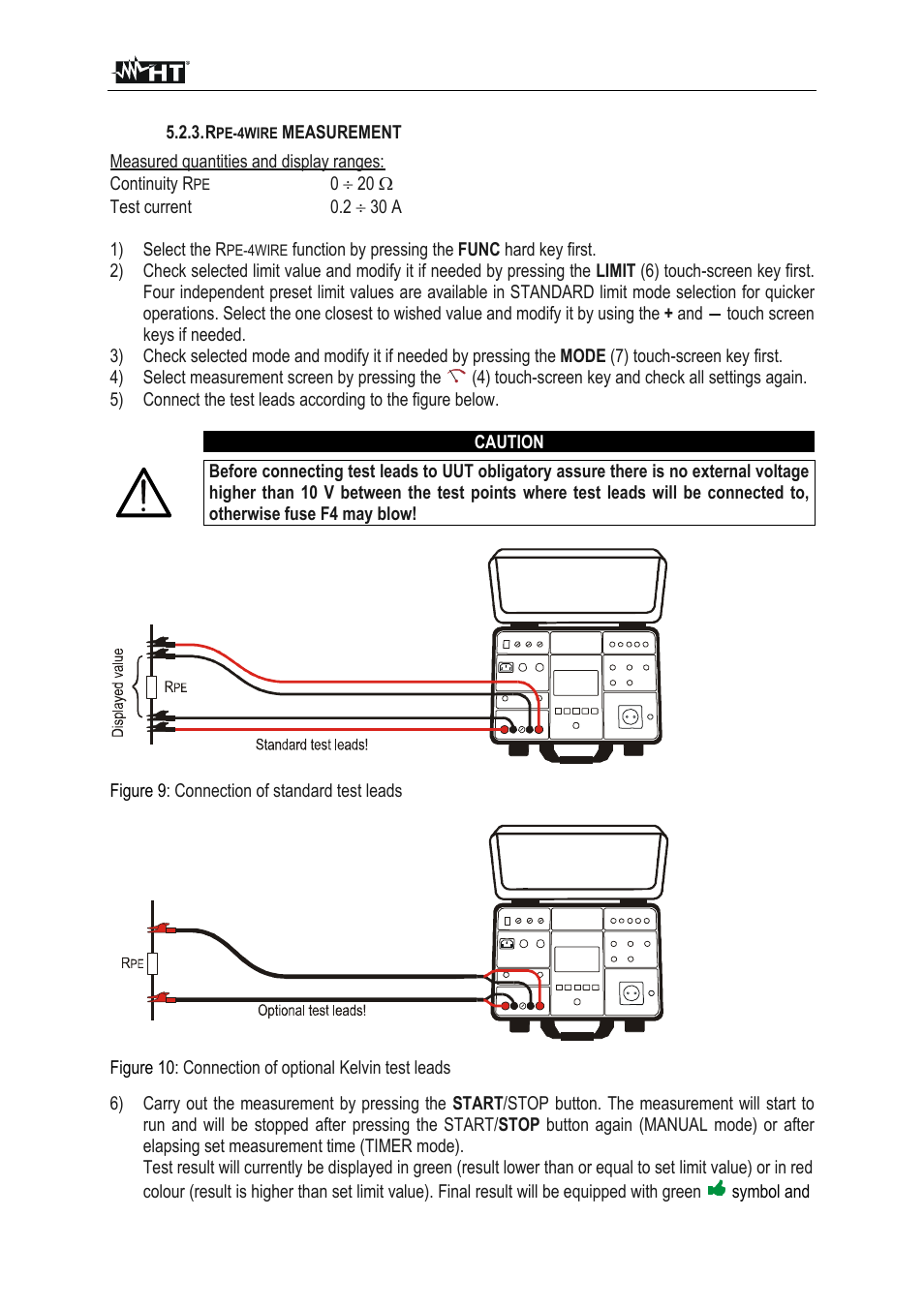 HT instruments FULLTEST3 User Manual | Page 21 / 92
