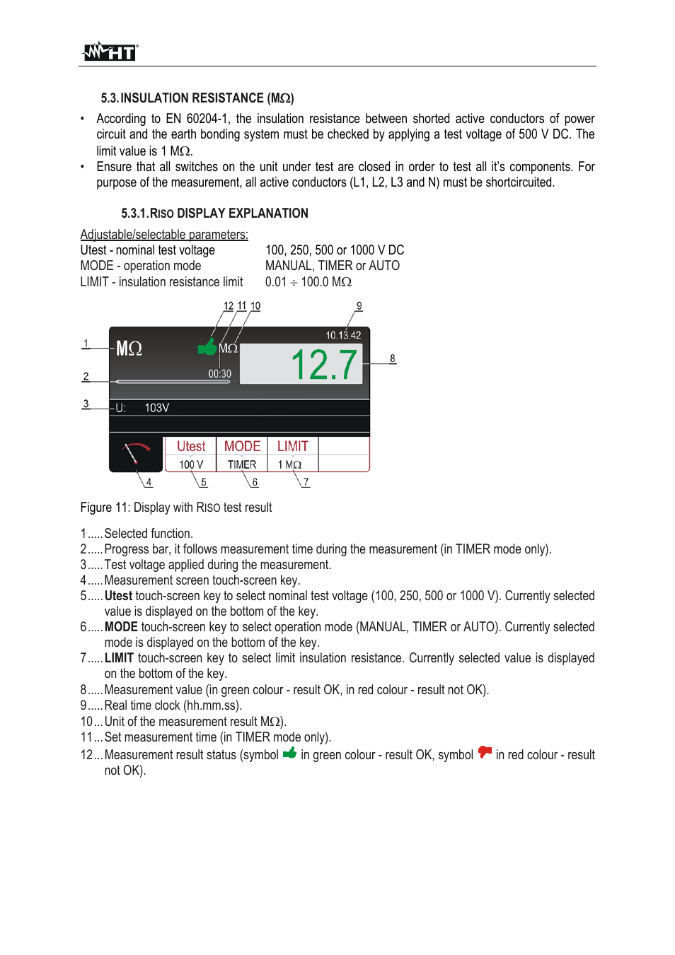 HT instruments FULLTEST3 User Manual | Page 23 / 92