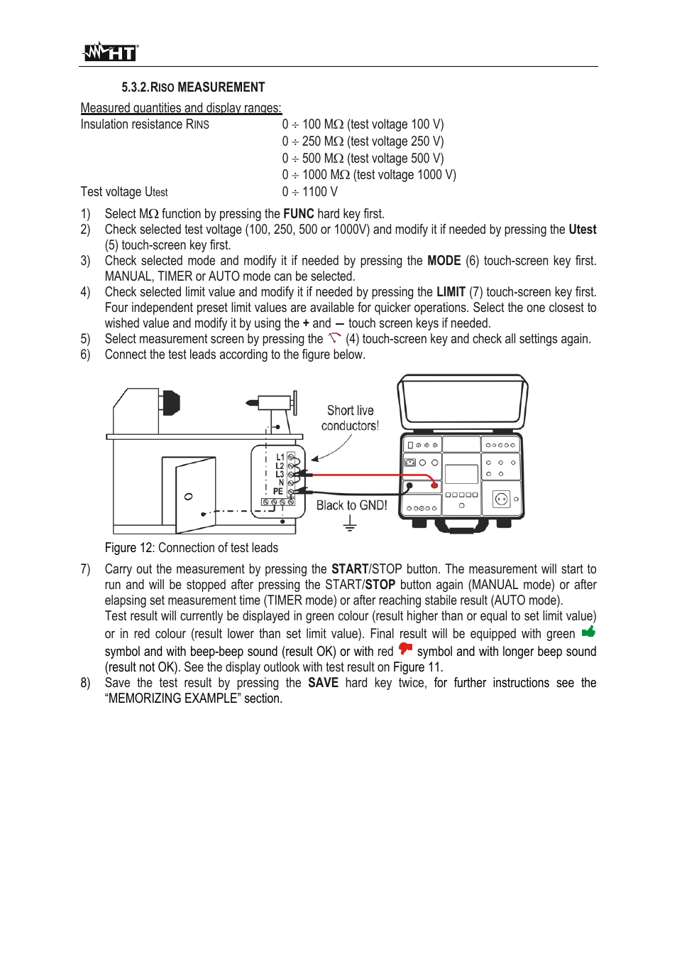 HT instruments FULLTEST3 User Manual | Page 24 / 92