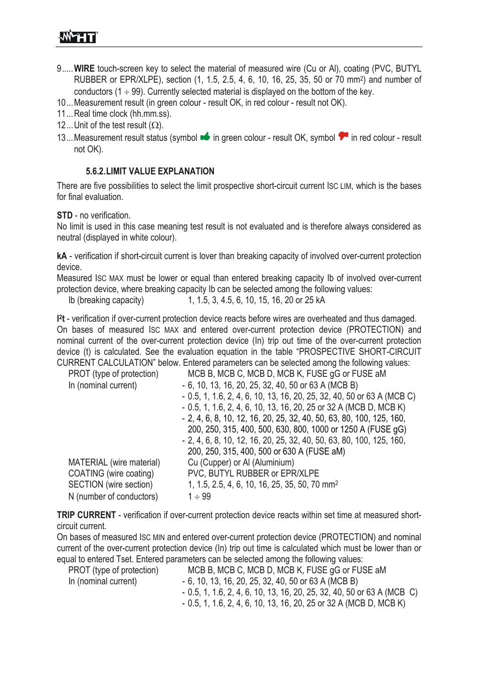 HT instruments FULLTEST3 User Manual | Page 35 / 92