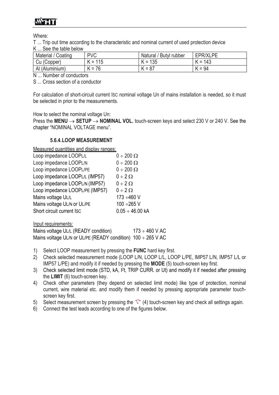 HT instruments FULLTEST3 User Manual | Page 37 / 92