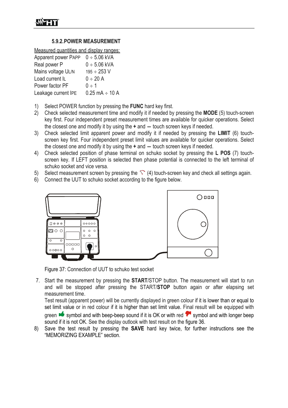 HT instruments FULLTEST3 User Manual | Page 50 / 92