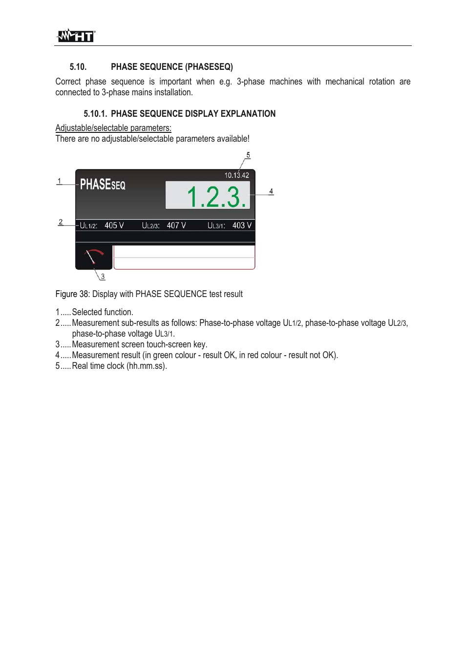HT instruments FULLTEST3 User Manual | Page 52 / 92