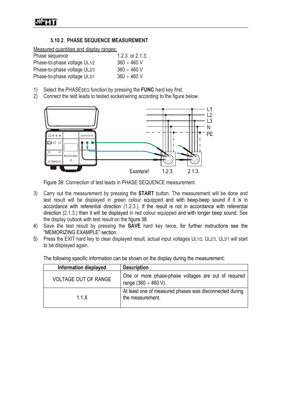 HT instruments FULLTEST3 User Manual | Page 53 / 92