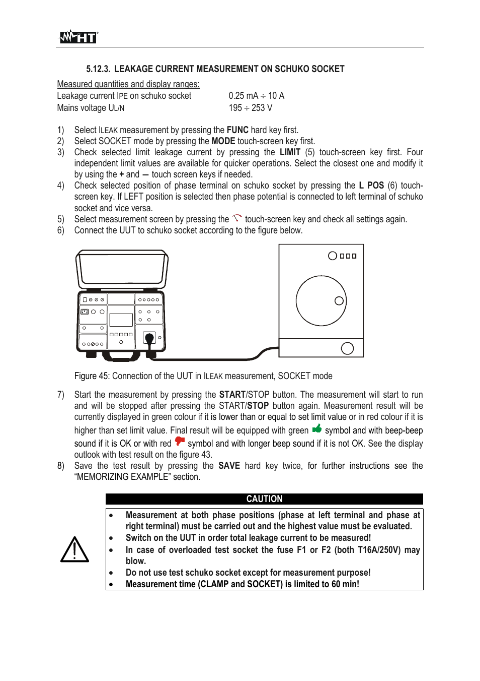 HT instruments FULLTEST3 User Manual | Page 59 / 92