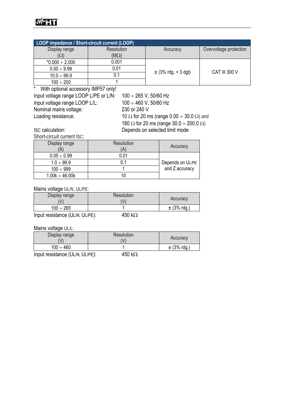 HT instruments FULLTEST3 User Manual | Page 84 / 92