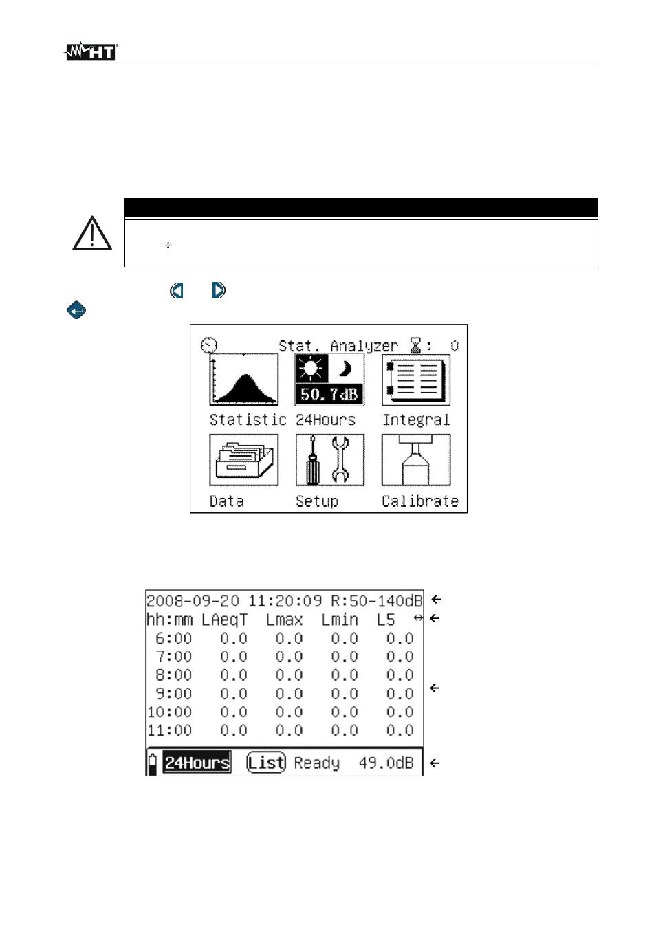 Caution | HT instruments HT157 User Manual | Page 19 / 68