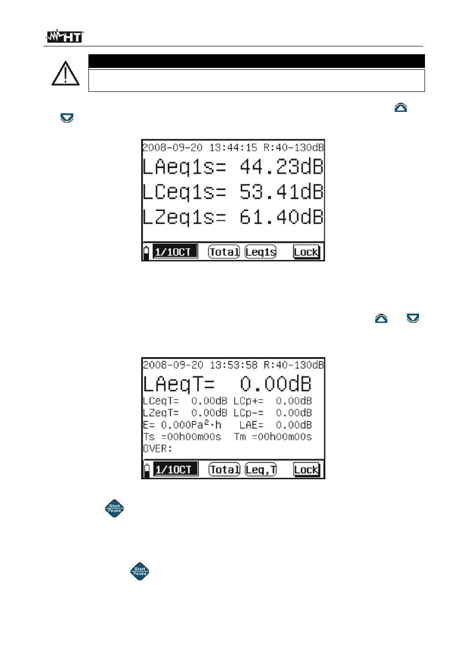 Caution | HT instruments HT157 User Manual | Page 30 / 68