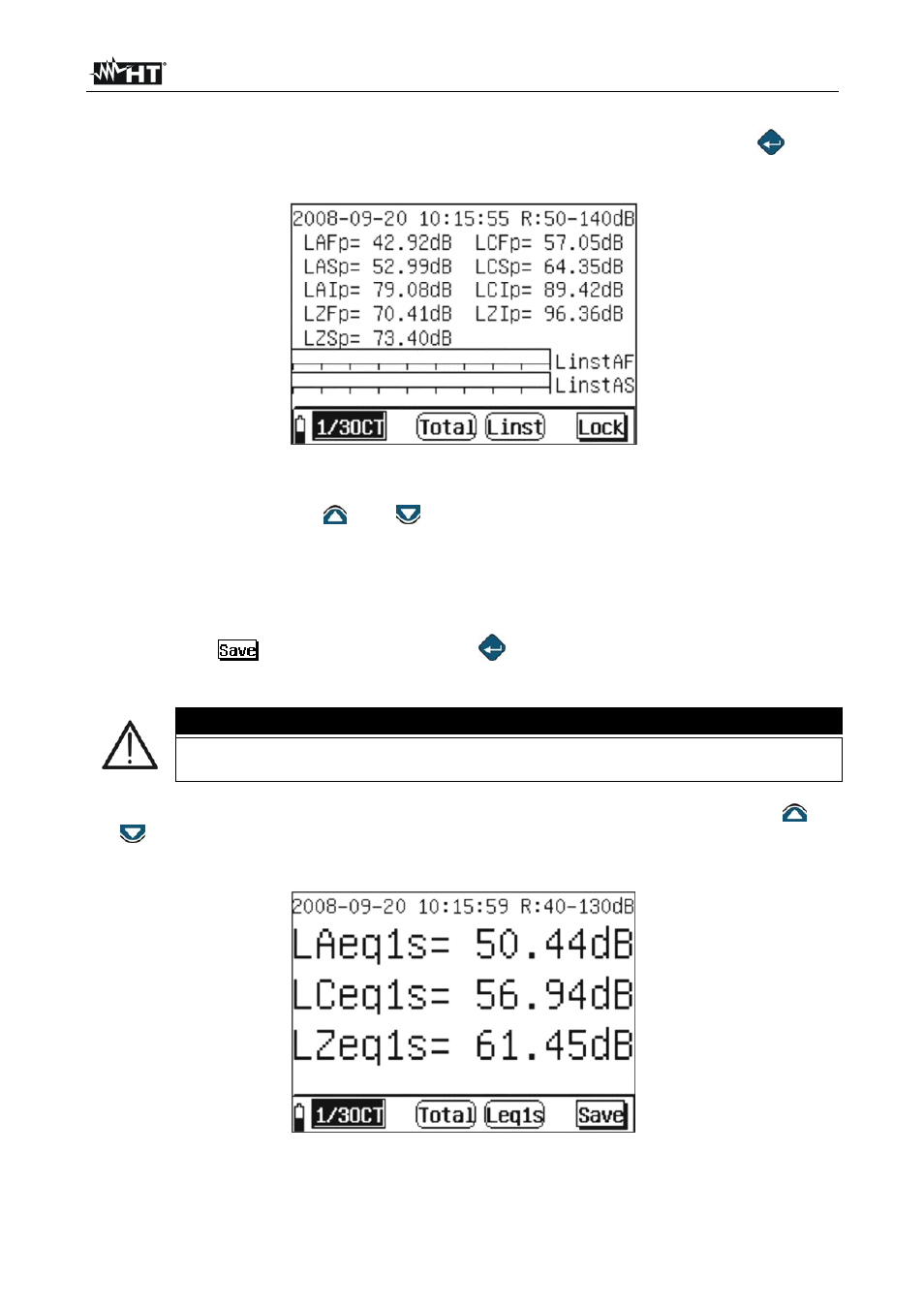 Caution | HT instruments HT157 User Manual | Page 35 / 68