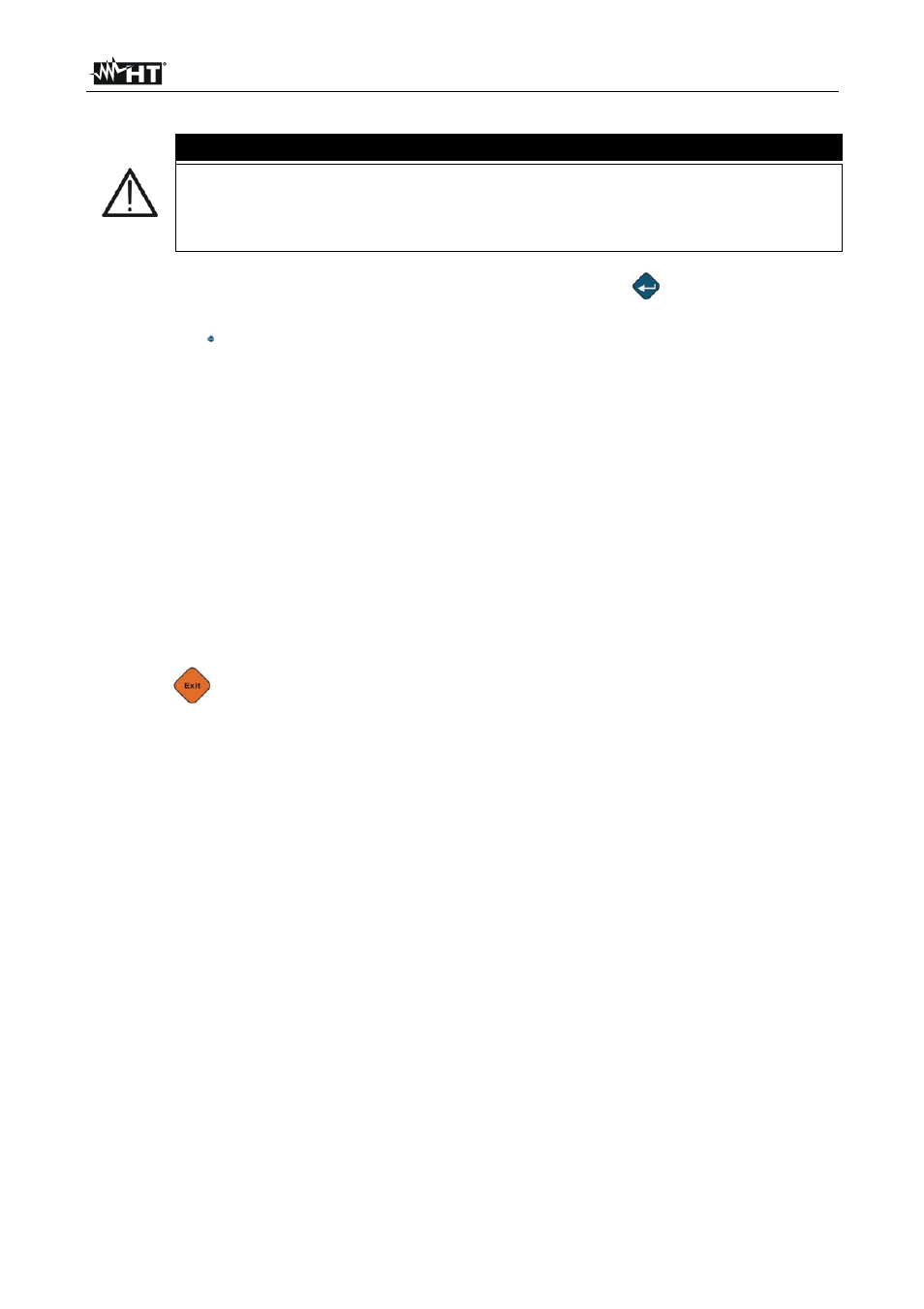 Caution | HT instruments HT157 User Manual | Page 50 / 68