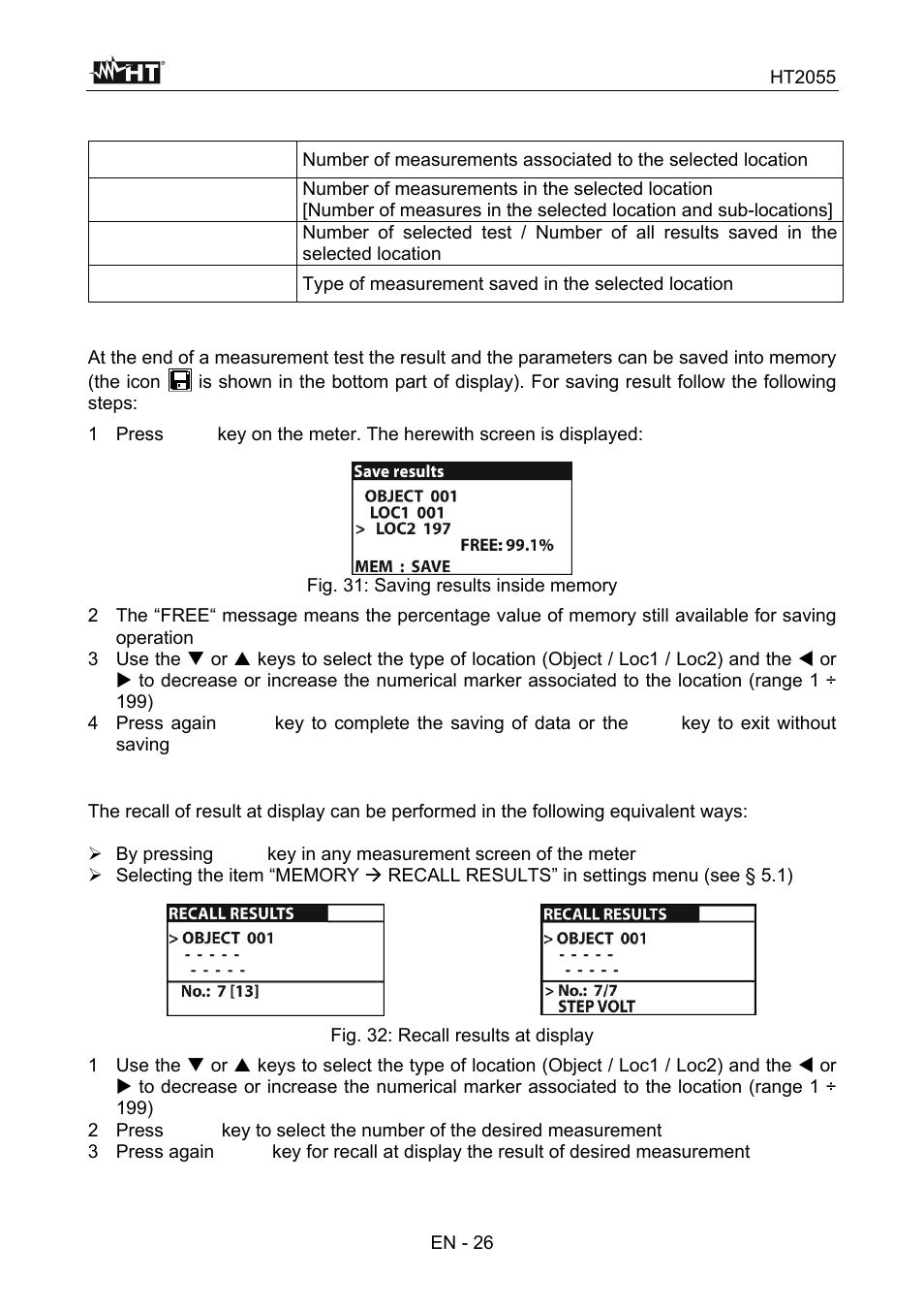 HT instruments HT7051 User Manual | Page 27 / 35