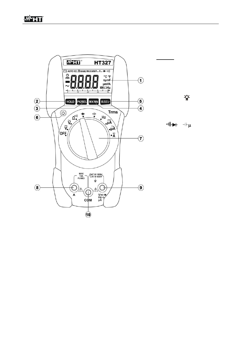 HT instruments HT327 User Manual | Page 7 / 21