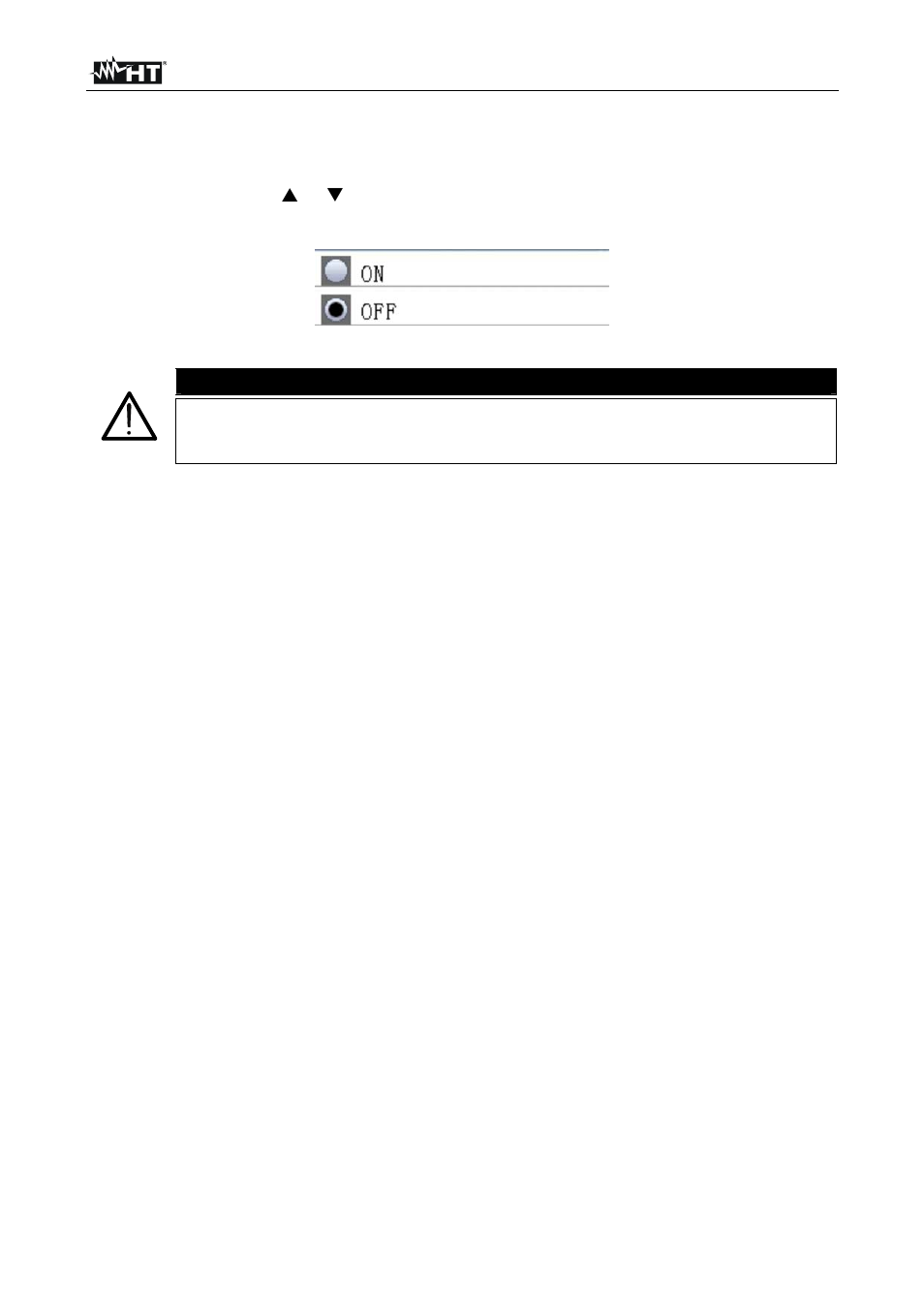 Warning | HT instruments HT3320 User Manual | Page 18 / 30