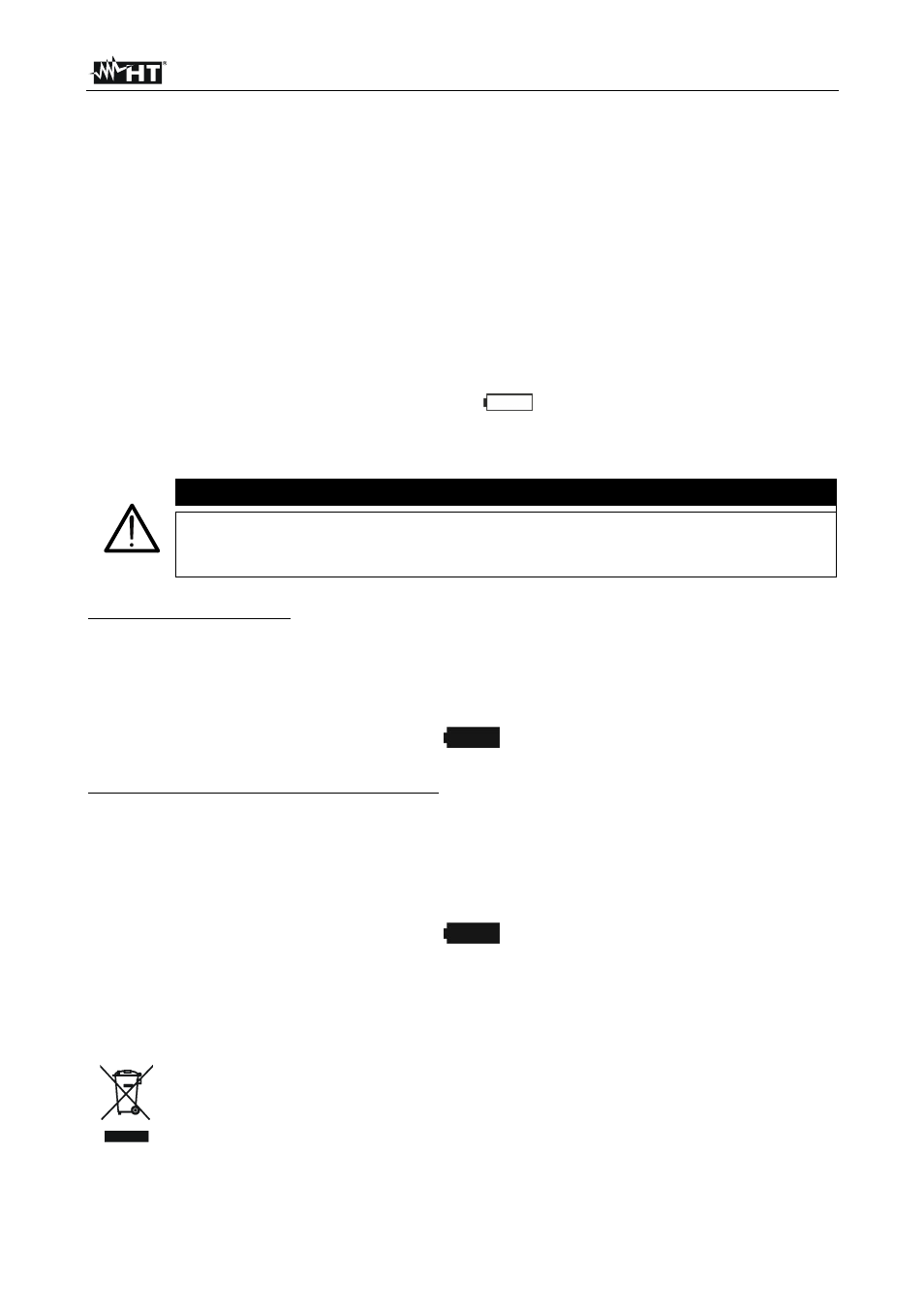 Maintenance, Warning | HT instruments HT3320 User Manual | Page 27 / 30