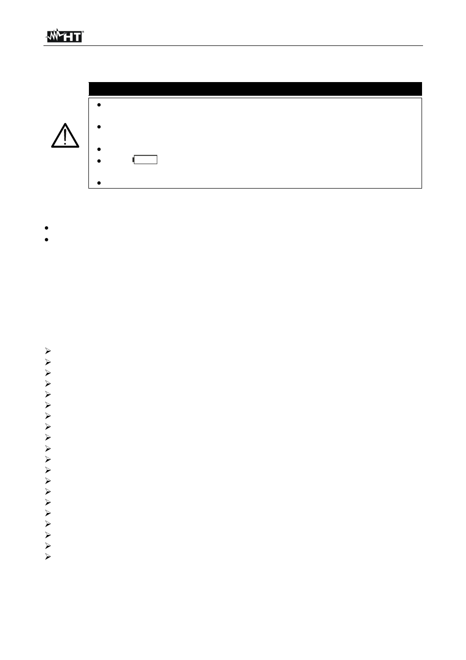 Warning, General description | HT instruments HT3320 User Manual | Page 5 / 30