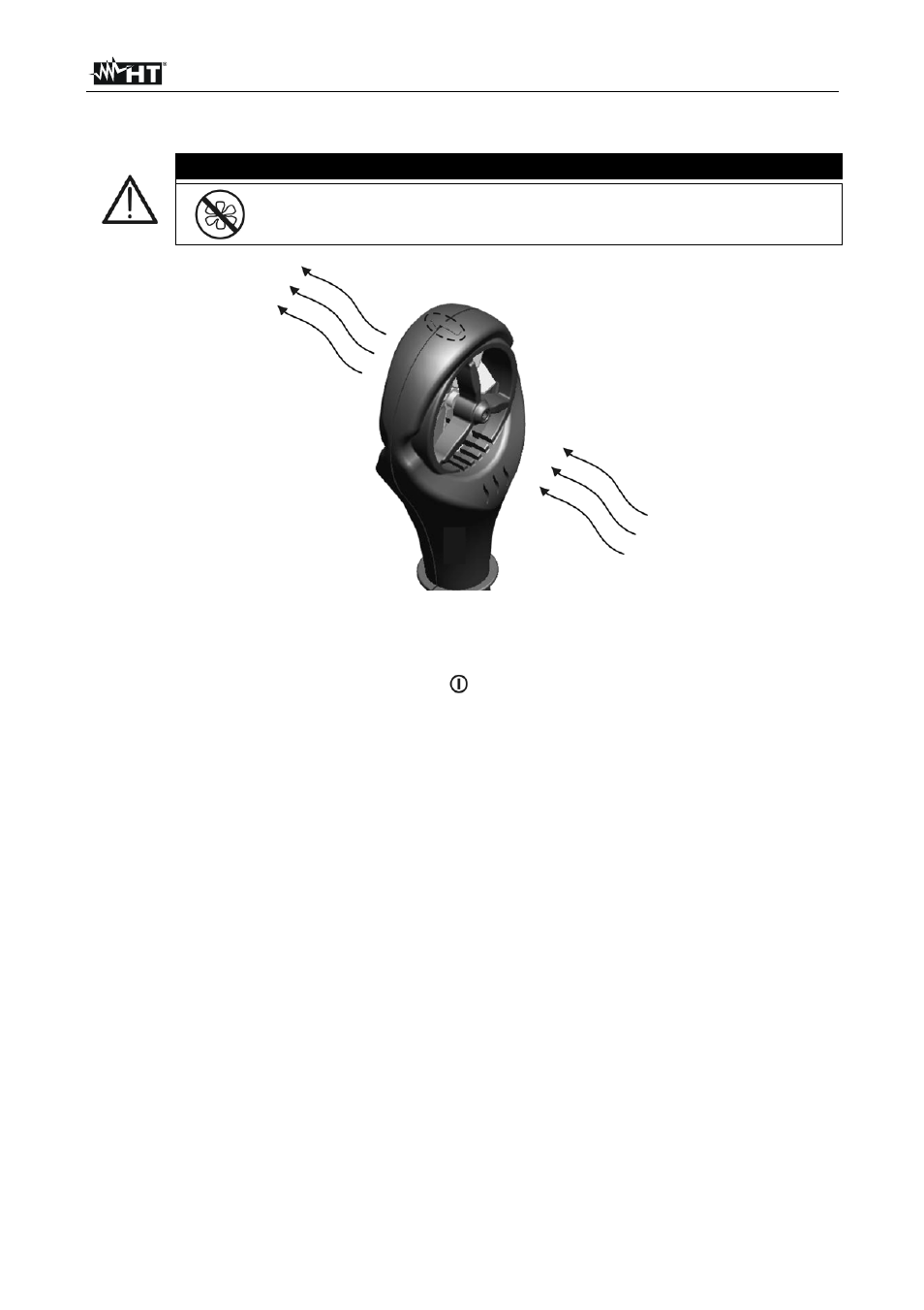 Caution | HT instruments HT4000 User Manual | Page 9 / 15