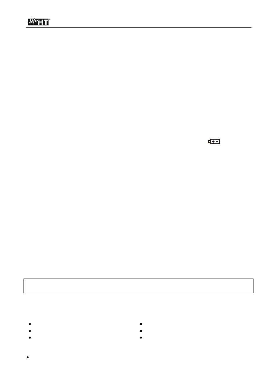 HT instruments HT4012 User Manual | Page 22 / 84