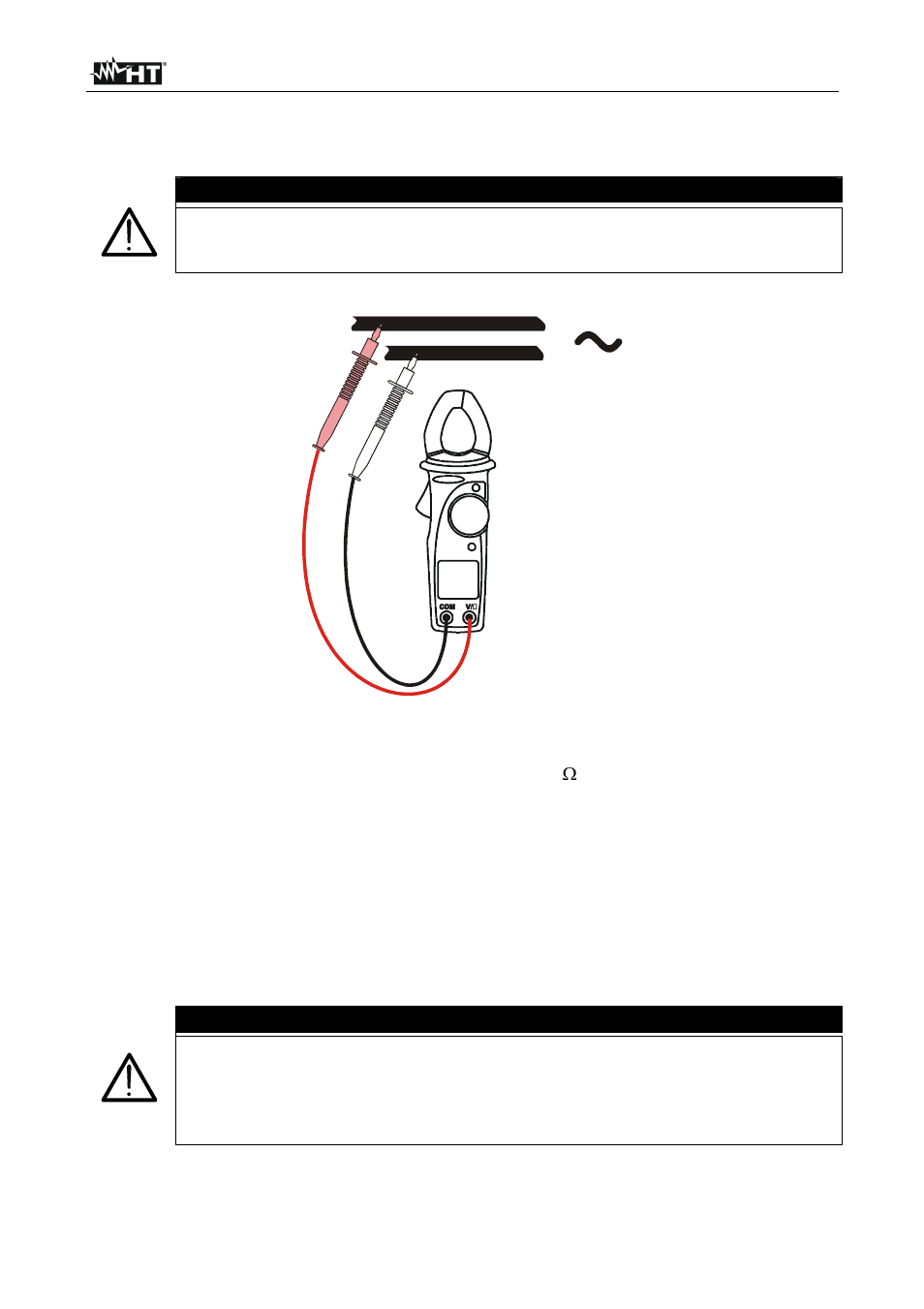 Warning | HT instruments HT4012 User Manual | Page 34 / 84