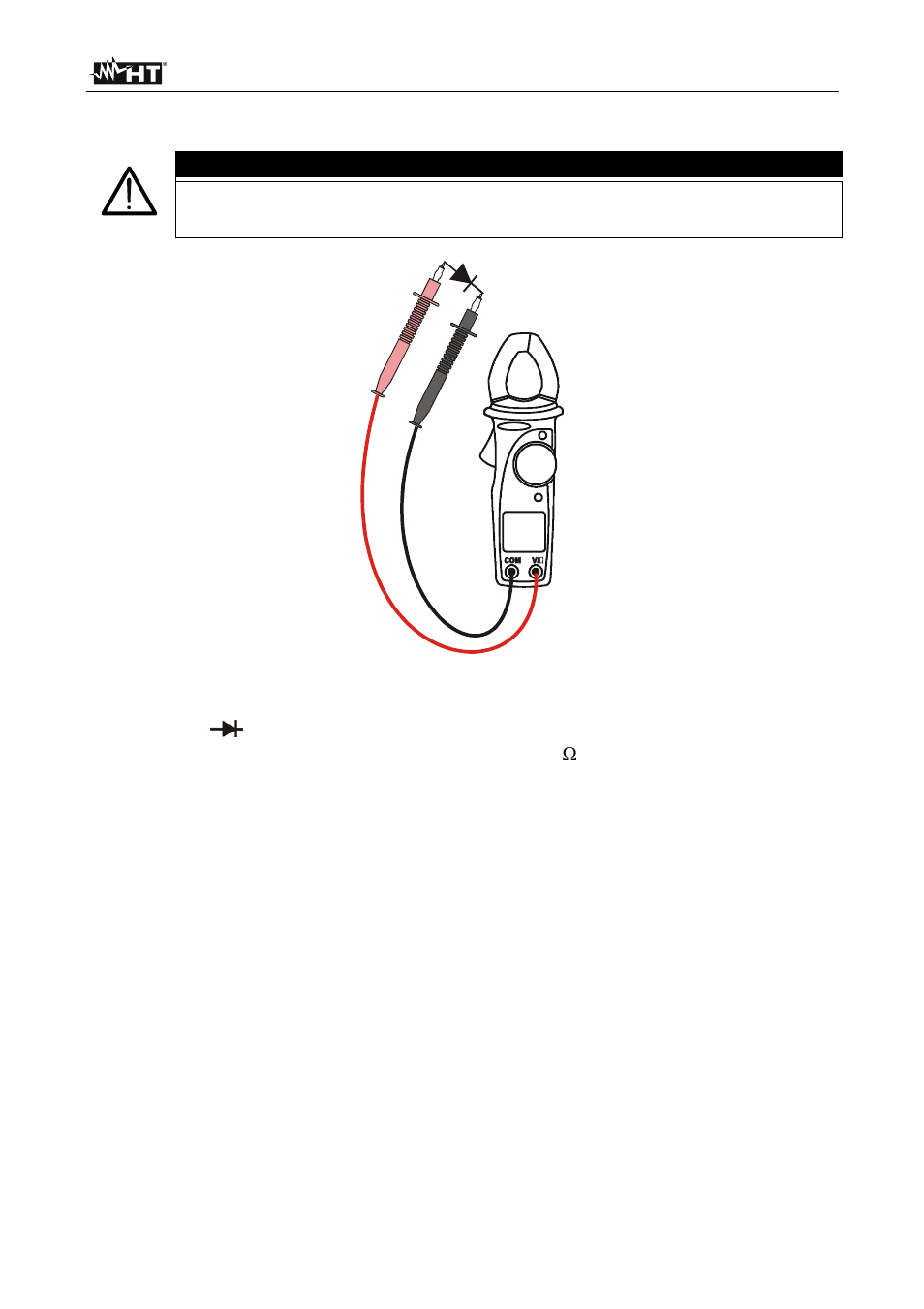 Warning | HT instruments HT4012 User Manual | Page 39 / 84