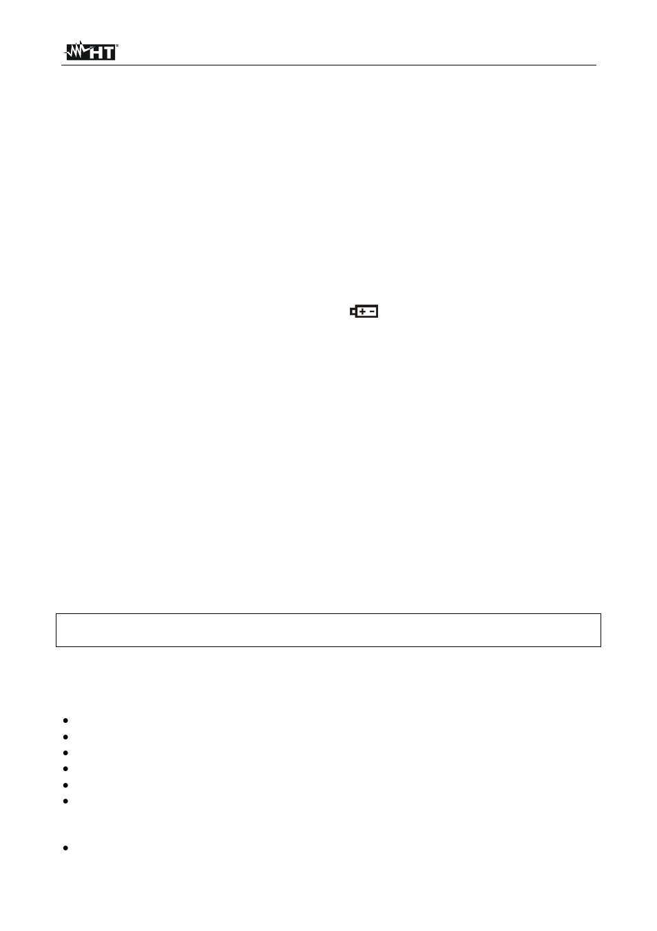 HT instruments HT4012 User Manual | Page 82 / 84