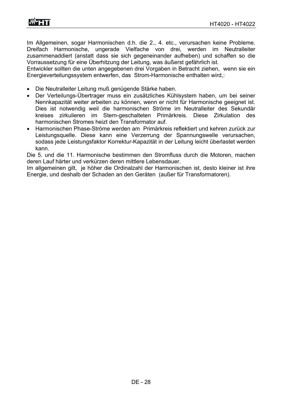 HT instruments HT4022 User Manual | Page 121 / 152