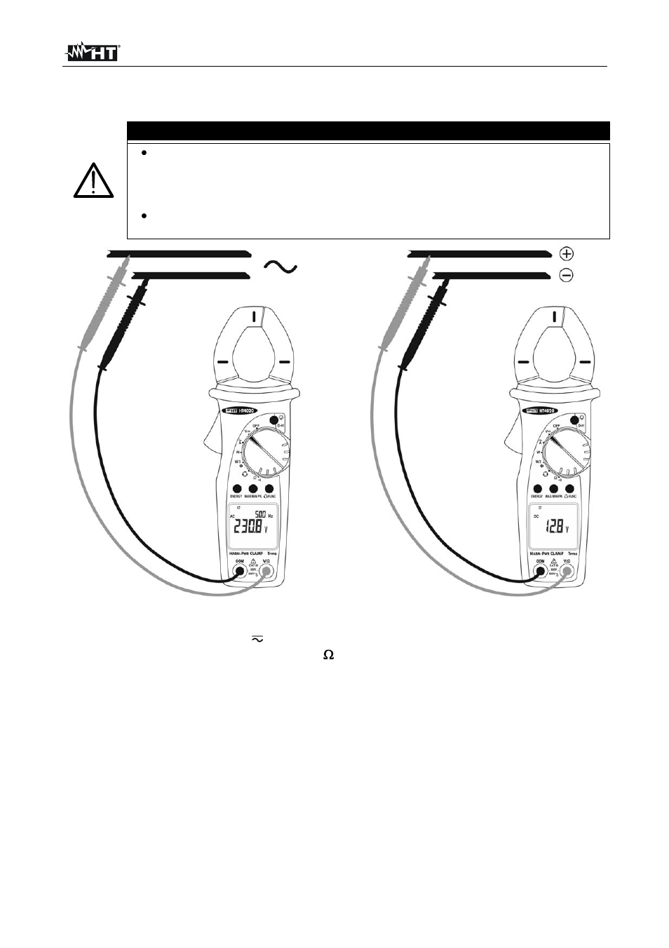 Attention | HT instruments HT4022 User Manual | Page 131 / 152