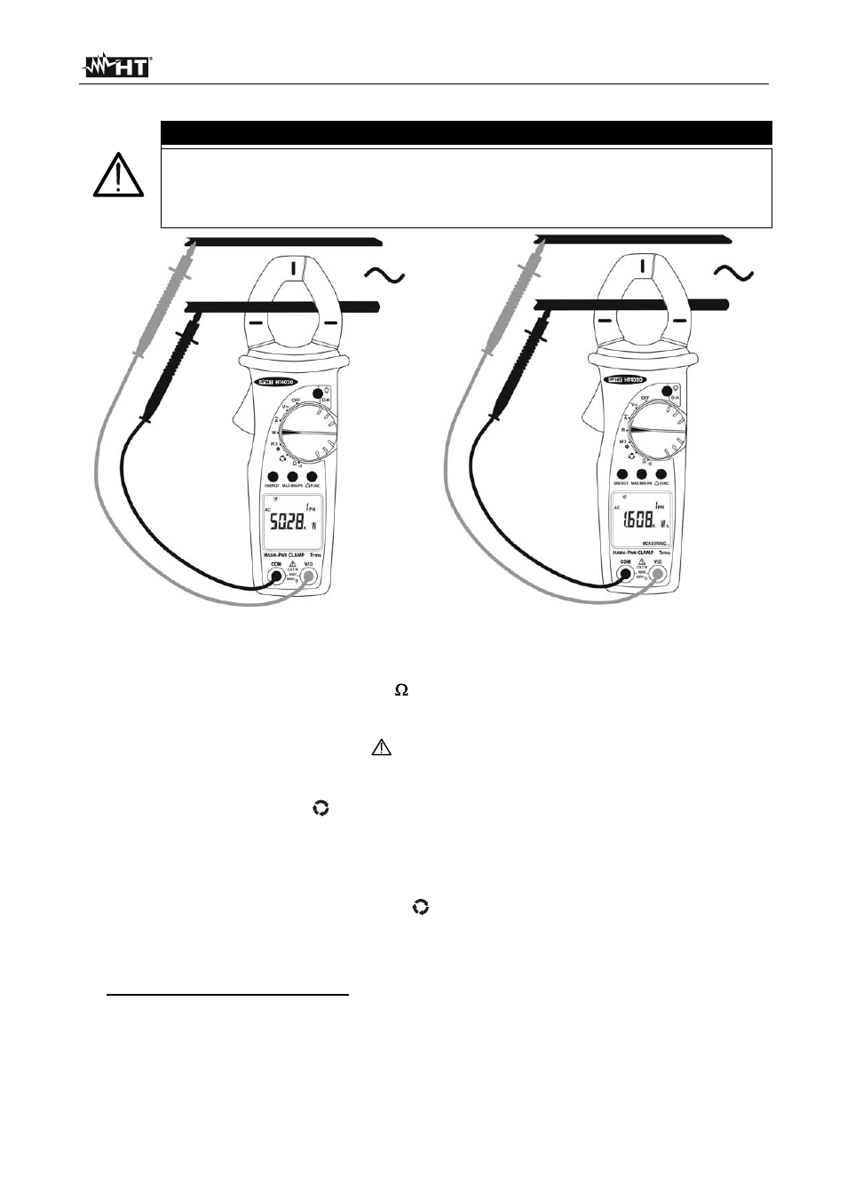Attention | HT instruments HT4022 User Manual | Page 138 / 152