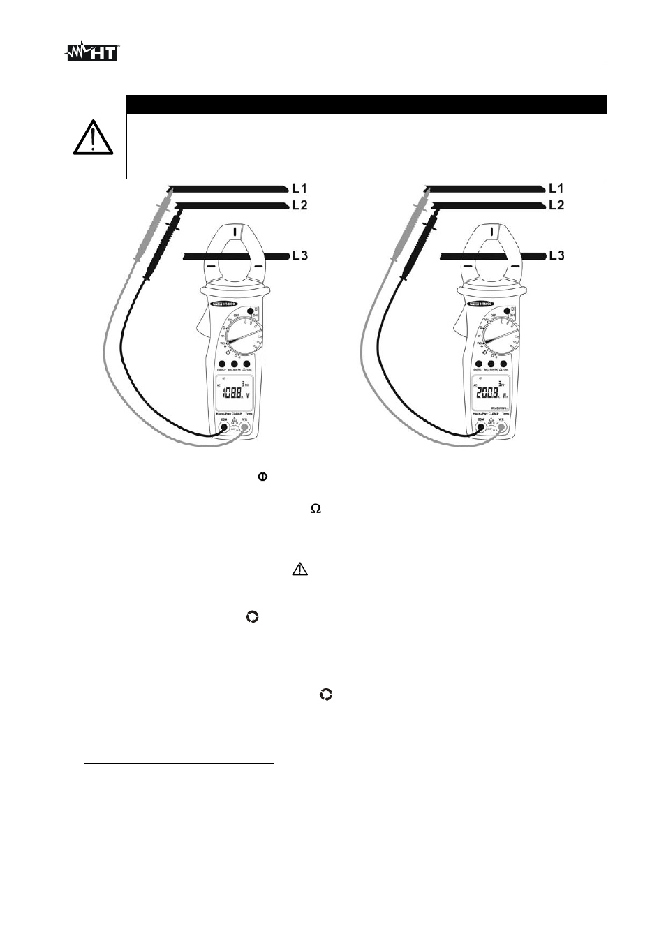 Attention | HT instruments HT4022 User Manual | Page 139 / 152