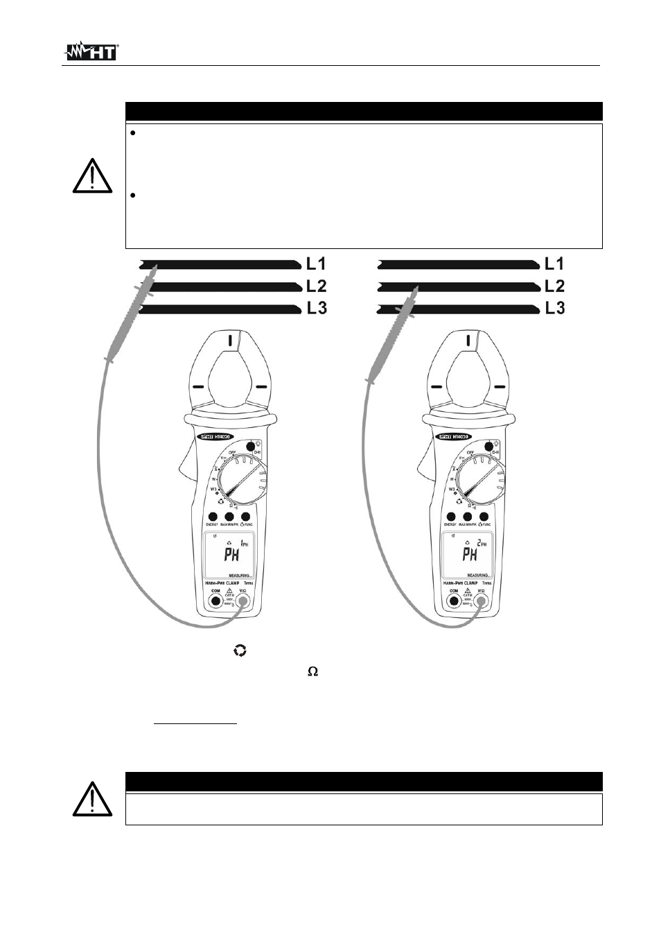 Attention | HT instruments HT4022 User Manual | Page 140 / 152