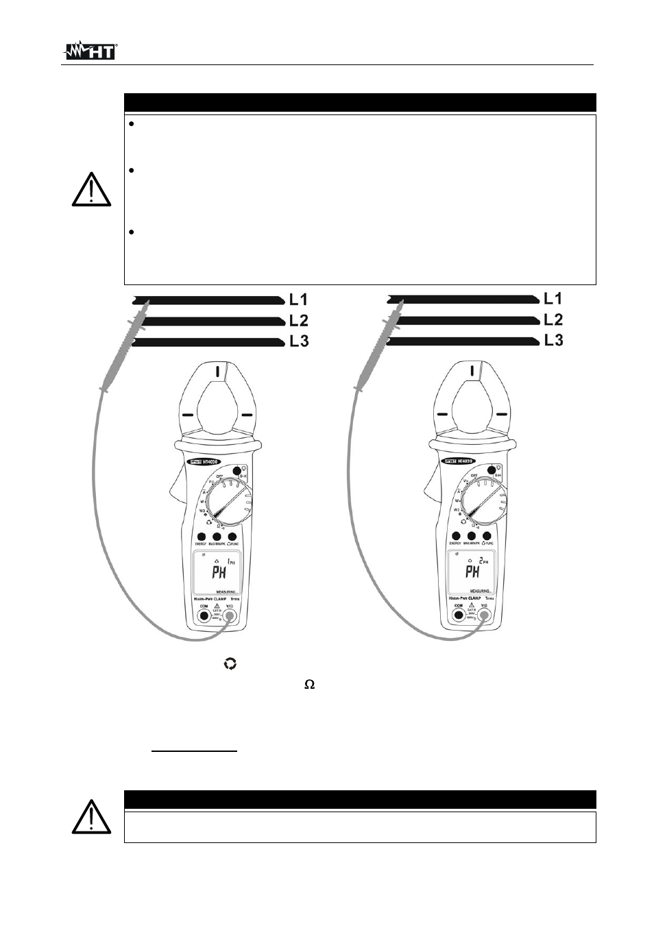 Attention | HT instruments HT4022 User Manual | Page 142 / 152