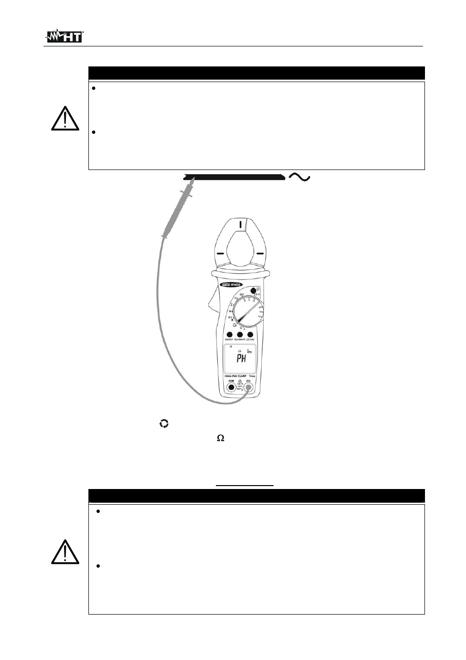 Attention | HT instruments HT4022 User Manual | Page 144 / 152
