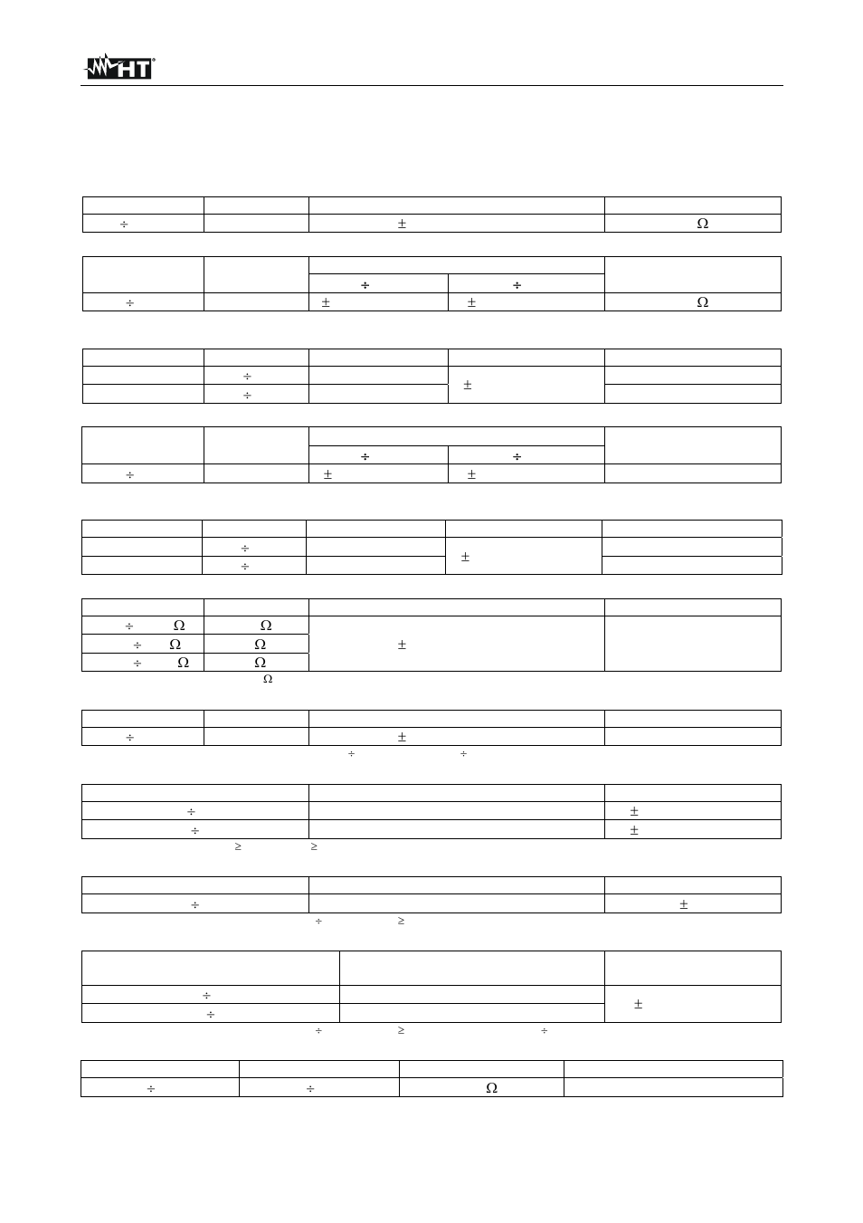 Technical specifications, En - 23 | HT instruments HT4022 User Manual | Page 56 / 152