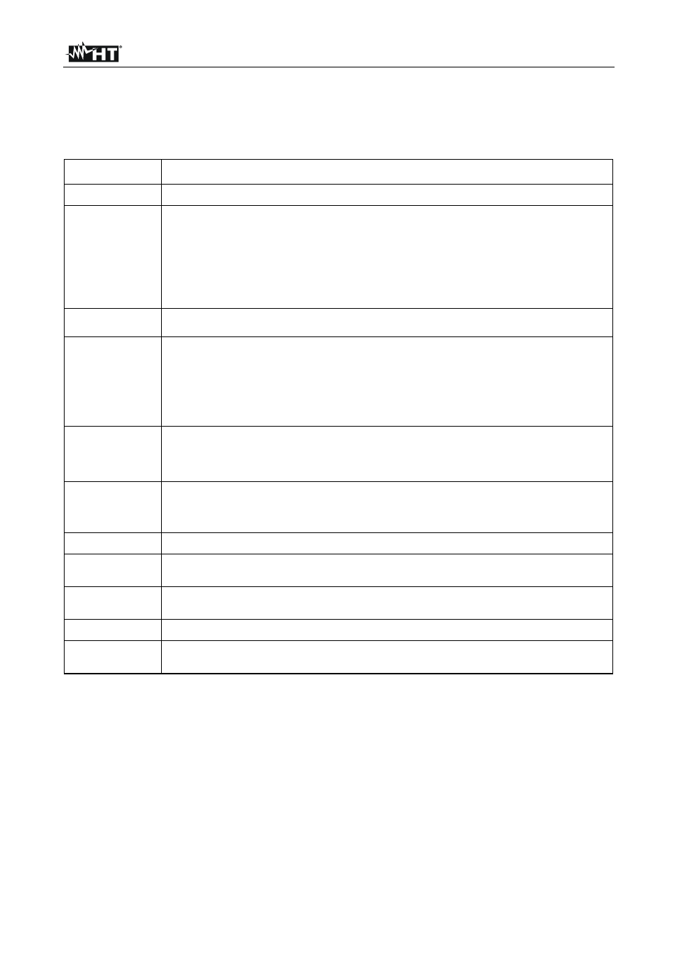 HT instruments HT4022 User Manual | Page 61 / 152