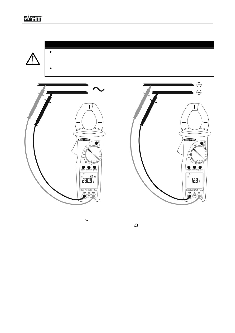 Atención | HT instruments HT4022 User Manual | Page 71 / 152