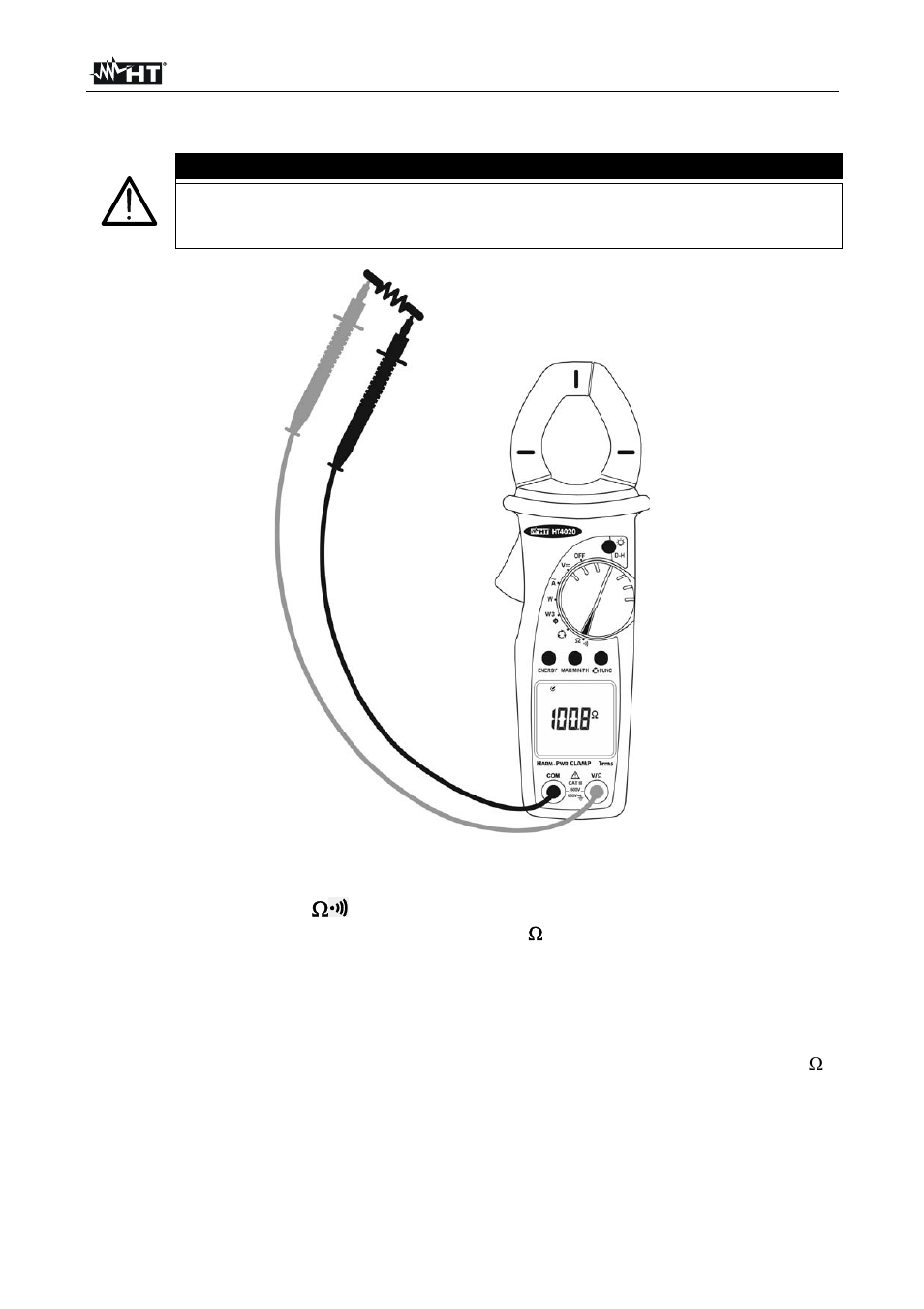 Atención | HT instruments HT4022 User Manual | Page 74 / 152