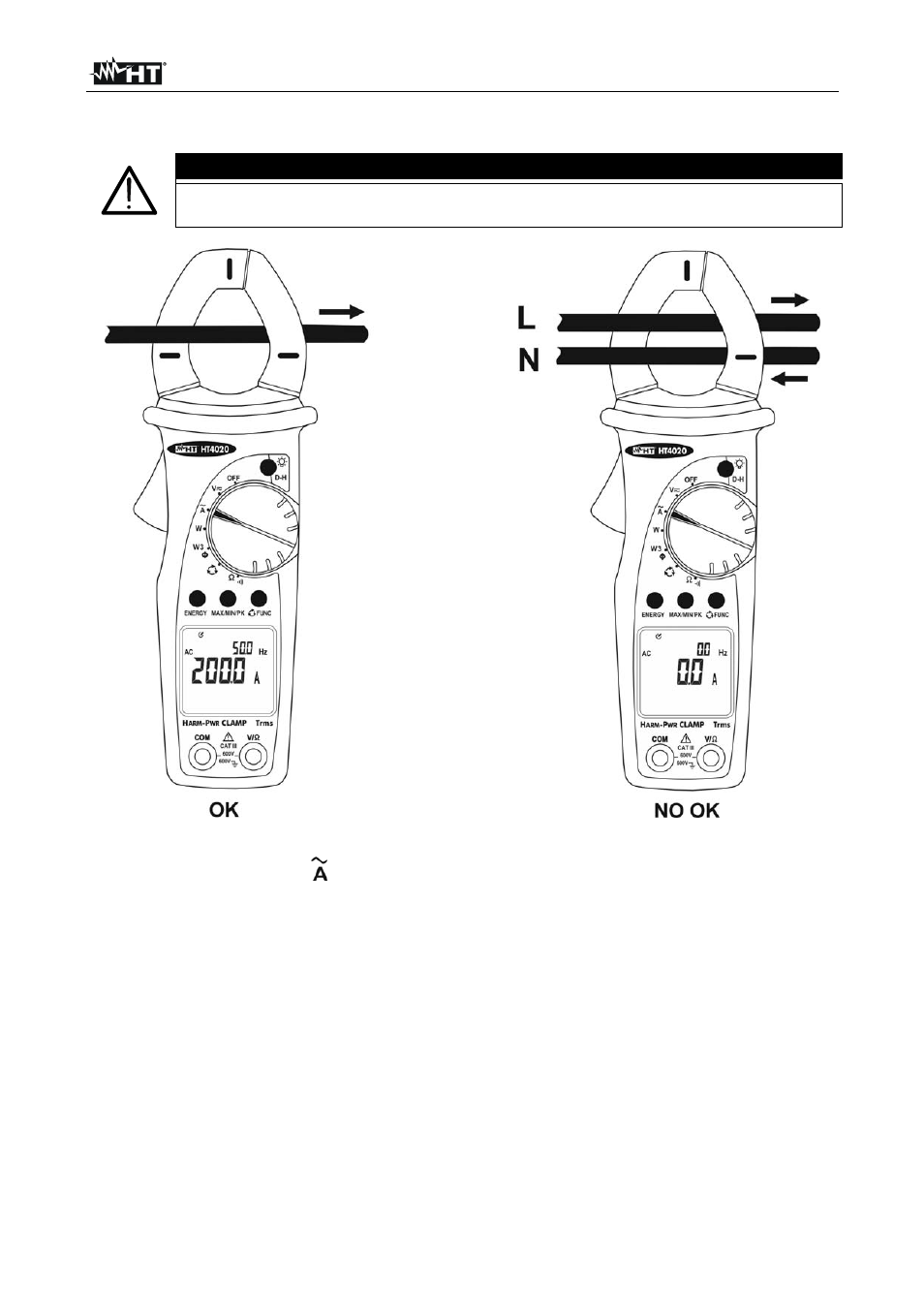 Atención | HT instruments HT4022 User Manual | Page 75 / 152