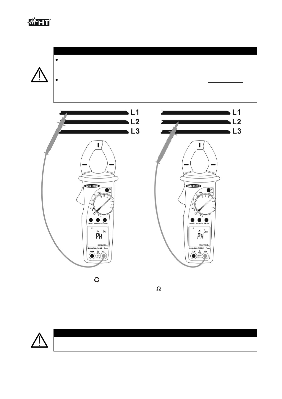 Atención | HT instruments HT4022 User Manual | Page 80 / 152
