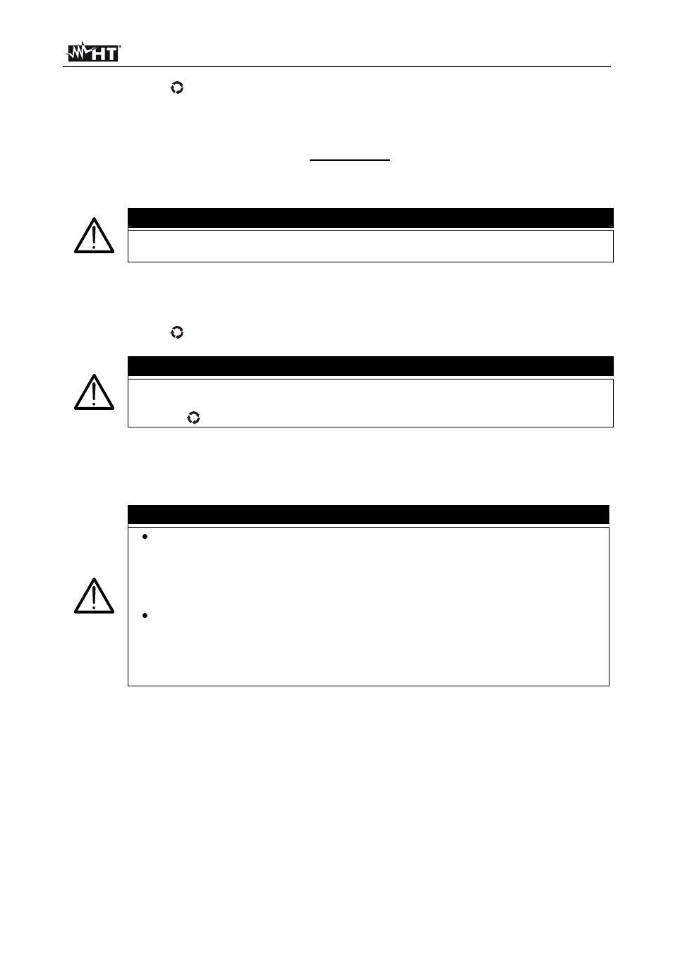 Atención | HT instruments HT4022 User Manual | Page 81 / 152