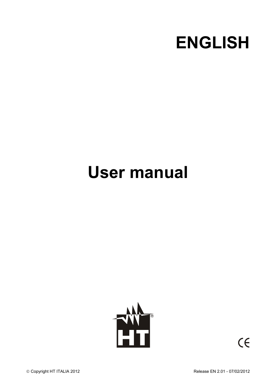 HT instruments HT5 User Manual | 12 pages